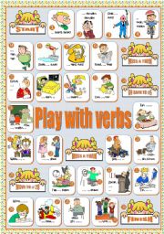 IRREGULAR VERBS BOARDGAME