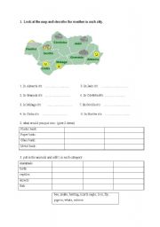 English Worksheet: nature - weather, animals, recycling test