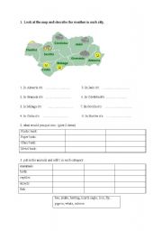 English worksheet: nature - weather, animals, recycling test