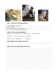 English Worksheet: hachiko 