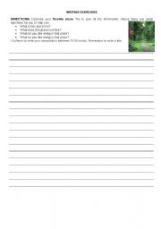 English Worksheet: Writing exercise/uses of like