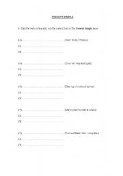 English worksheet: focus on grammar( simple present, present progressive, simple past)