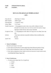 English Worksheet: lesson plan