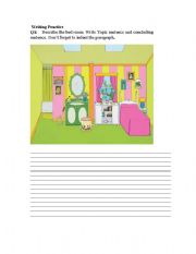 English Worksheet: Descriptive writing