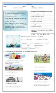 English Worksheet: past simple