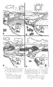 English Worksheet: Seasons