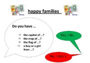 English Worksheet: speaking aid: English speaking countries (game- happy families) 