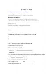 English Worksheet: The Eunuchs life