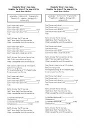 English Worksheet: 