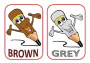 English Worksheet: Colours 2/2