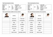 Past Simple Pairs Gapfill Speaking Practice 