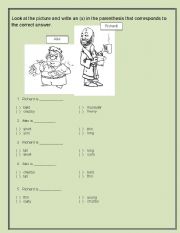 English worksheet: Description of People