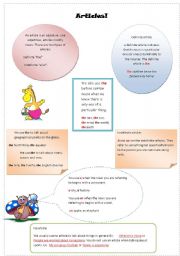 English Worksheet: Articles information