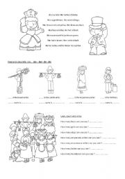 English Worksheet: Colonial people
