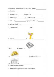 English Worksheet: Test Paper