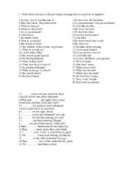 English worksheet: Past  Simple  exercises