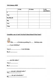 English Worksheet: Mots interrogatifs
