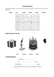 English worksheet: REVISION/SUMMER BOOK