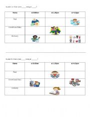 English Worksheet: Oral Practice-Present Continuous
