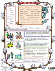 English Worksheet: A, an ,some and any