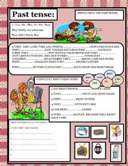 English Worksheet: past tense