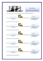 English Worksheet: Ten in the bed