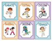 English Worksheet: 18 SPORTS IMAGES