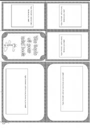 English worksheet: Minibook template