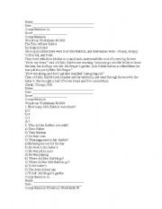 English Worksheet: ALPHABET