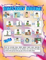 TOMS DAILY ROUTINE (WRITING)