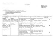 English Worksheet: Planificacion futuro going to