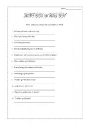 English Worksheet: have got