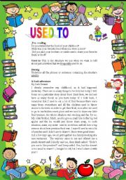 English Worksheet: USED TO 