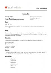 English Worksheet: NYC