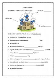 Ordinal numbers //Countries and Nationalities