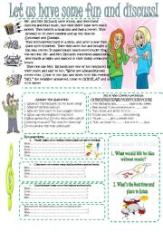 English Worksheet: Reading-comprehension