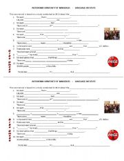 English Worksheet: Coke commercial 2011