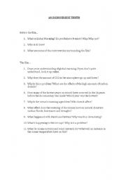 English Worksheet: An Inconvenient Truth