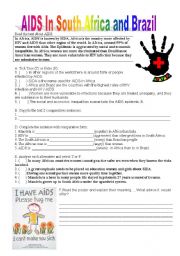 English Worksheet: AIDS 