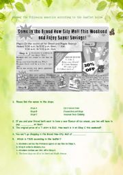 English Worksheet: How to read a leaflet