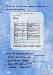 Read school report card