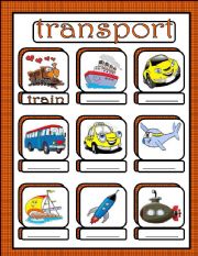 English Worksheet: transport