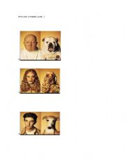 English Worksheet: Pets and owners alike