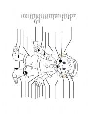 English Worksheet: body parts