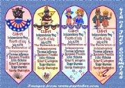4th of July bookmarks