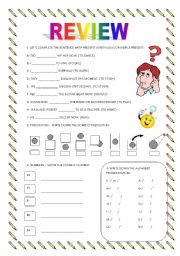 English worksheet: BASIC REVIEW