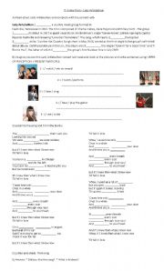 English Worksheet: If I knew then by Lady Antebellum