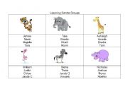 English Worksheet: Activity Groups