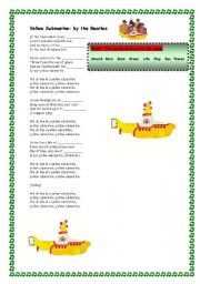 English Worksheet: Yellow Submarine