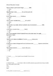 English worksheet: since / for